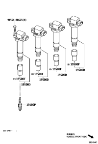 9091902265-IGNITION COIL PLUG TO