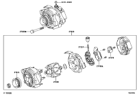 2706021151-ALTERNATOR, 12V 80A 4PK, TOYOTA