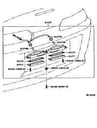 8127117030-LENS, LICENSE PLATE LAMP