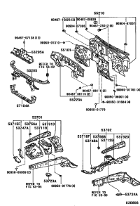5329314070-DEFLECTOR, RADIATOR UPPER AIR