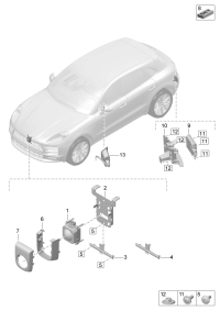 95B907567H-Radar sensor with control